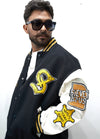 Western Rodeo Heritage Black & White Varsity Jacket