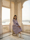 Lavender Luxe Trench Coat