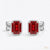 Ruby Radiance Stud Earrings