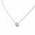 Minimal Pearl Bezel Pendant Necklace