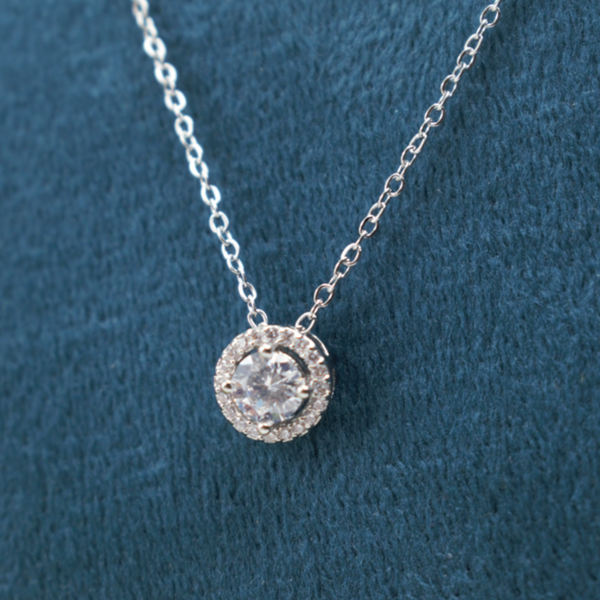 Infinity Halo Spark Pendant