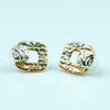 Golden Ember Studs