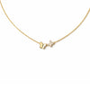 Butterfly Charm Crystal Pendant Necklace