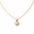 Pearl Halo Crystal Pendant Necklace