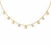 Designer Charm Crystal Chain Necklace