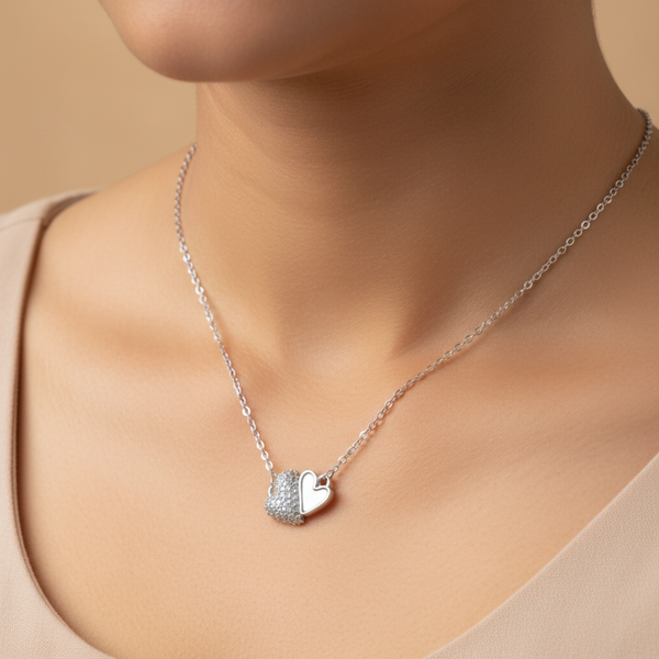 Twin Heart Spark Pendant