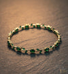 Emerald Glow Tulip Bracelet