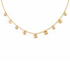 Luxury Charm Logo Drop Necklace