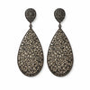 Vintage Crystal Cluster Statement Earrings