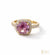 Pink Crystal Halo Ring