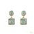 Classic Pastel Stone Drop Earrings