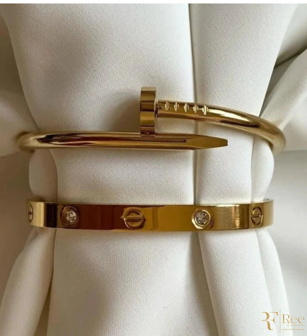 Gold Nail Luxe Bracelet Set