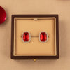 Ruby Radiance Stud Earrings