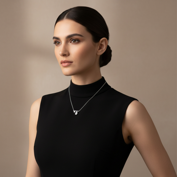 Luna Drop Sparkle Pendant