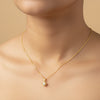 Minimal Crystal Drop Pendant Necklace