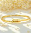 Classic Gold Nail Bracelet
