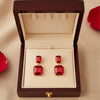 Double-drop earrings