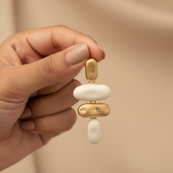 Aurora Pebble Drop Earrings
