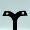 Ivory Halo Pearl Studs