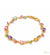 Multicolor Gemstone Tulip Bracelet