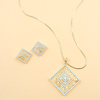 Rajasi Ruby Heritage Pendant Set