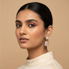 Blush Pink Stone Drop Earrings