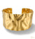 Gold Wave Statement Cuff