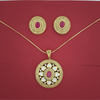 Emerald Rajwada Heritage Pendant Set