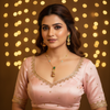 Emerald Jhumka Drop Pendant