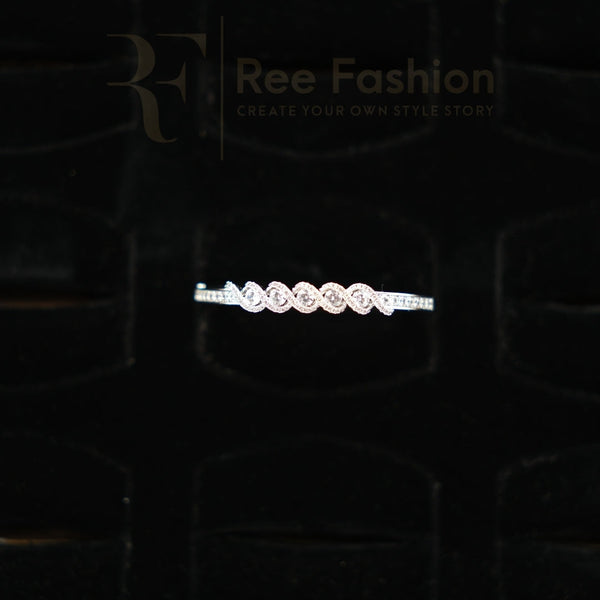Crystal Elegance Infinity Bangle