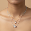 Silver Blossom Trio Pendant