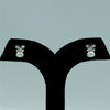 Crystal Pearl Butterfly Studs