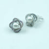 Celeste Pearl Halo Studs