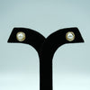 Golden Embrace Pearl Studs