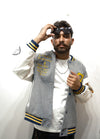 Silver Spur Rodeo Edition Grey Varsity Jacket