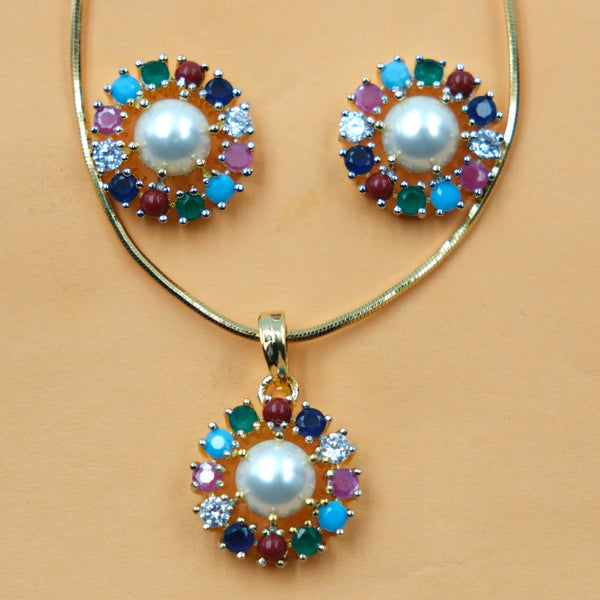 Navratna Pearl Radiance Set