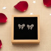 Midnight Bow Spark Studs