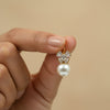 Pearl Blossom Stud Earrings