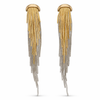 Golden Veil Fringe Earrings