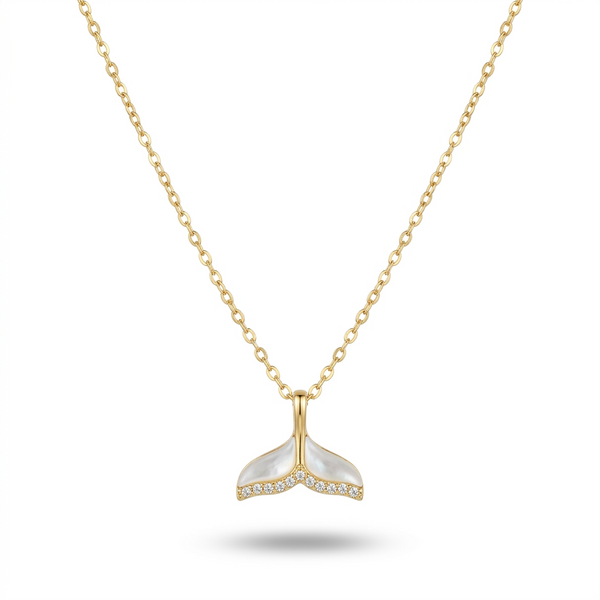 Golden Pearl Bloom Pendant