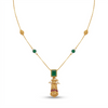 Emerald Royale Drop Necklace Set