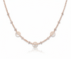 Rose Aura Charm Necklace