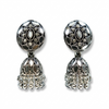 Royal Mirror Meenakari Dome Jhumka Earrings