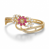 Ruby Bloom Diamond Bracelet
