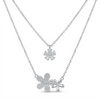 Silver Blossom Trio Pendant