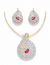 Ruby Royale Pendant Set