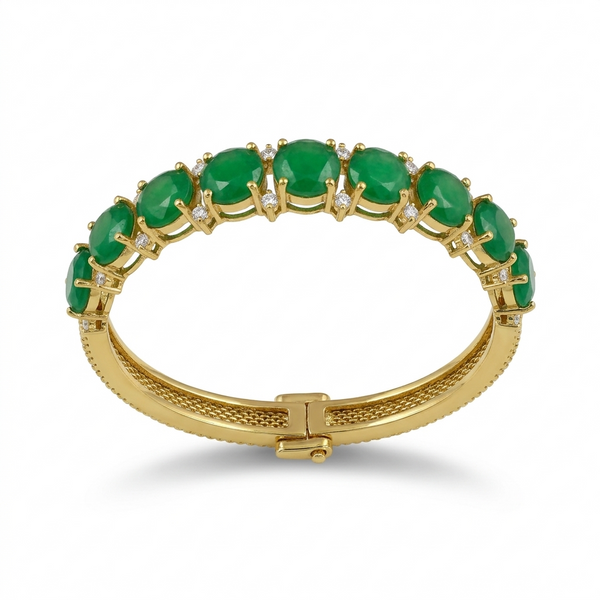 Emerald Grace Gold Bracelet