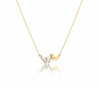 Golden Flutter Butterfly Pendant