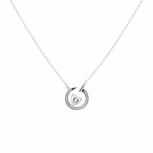 Eternal Heart Loop Pendant