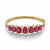 Ruby Royale Line Bracelet